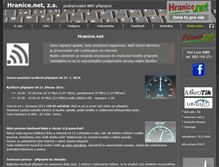 Tablet Screenshot of hranice.net